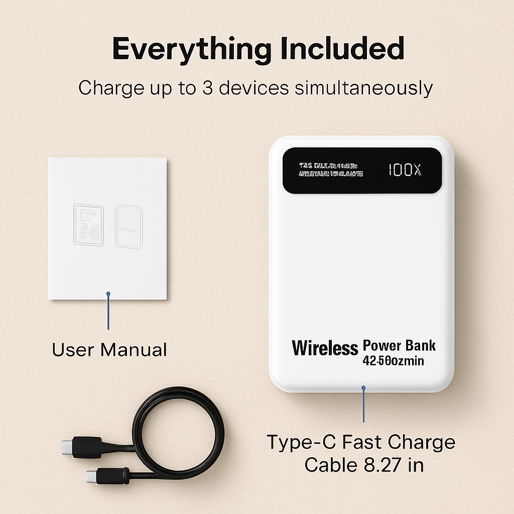 Cargador portátil Power Bank Pro MagSafe 3 en 1