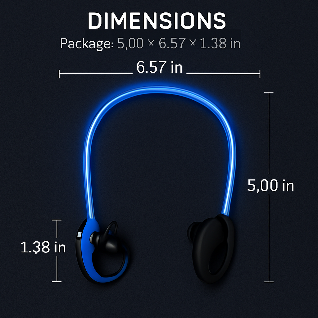 Auriculares deportivos inalámbricos de banda para el cuello