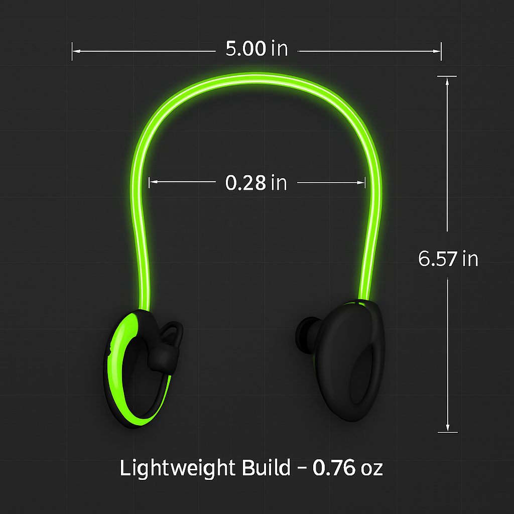 Auriculares deportivos inalámbricos de banda para el cuello
