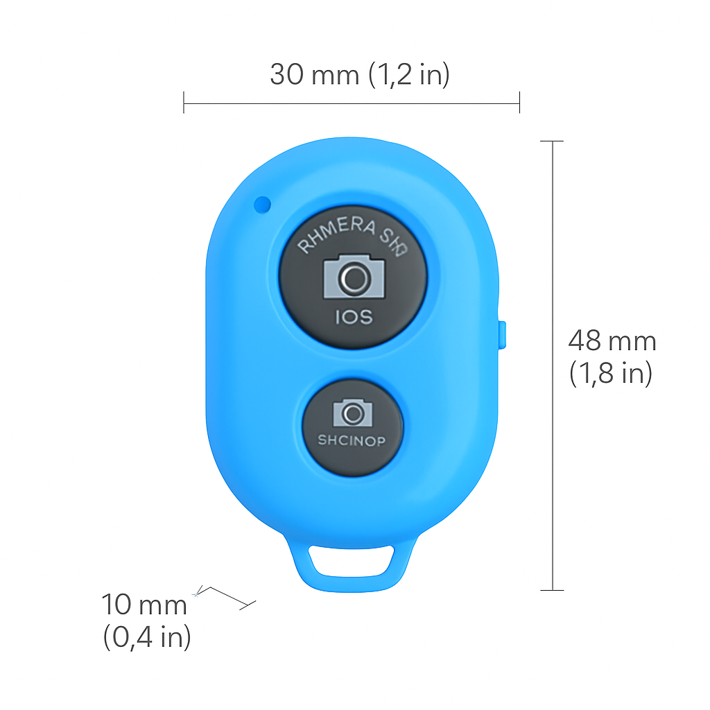 Unique Wireless Shutter Remote Controller for Android and iOS Devices