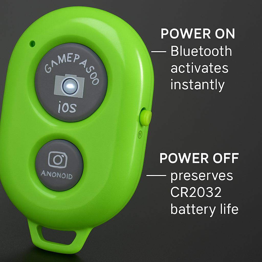 Unique Wireless Shutter Remote Controller for Android and iOS Devices
