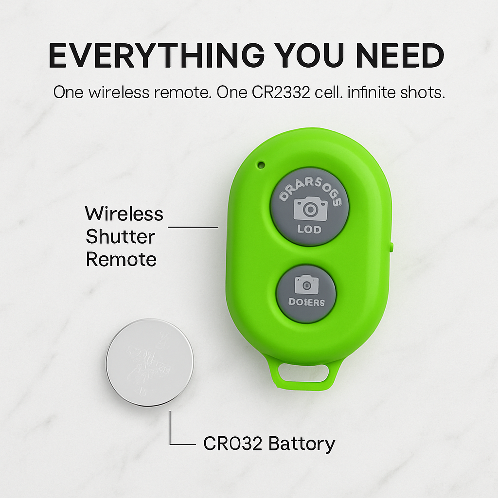 Unique Wireless Shutter Remote Controller for Android and iOS Devices
