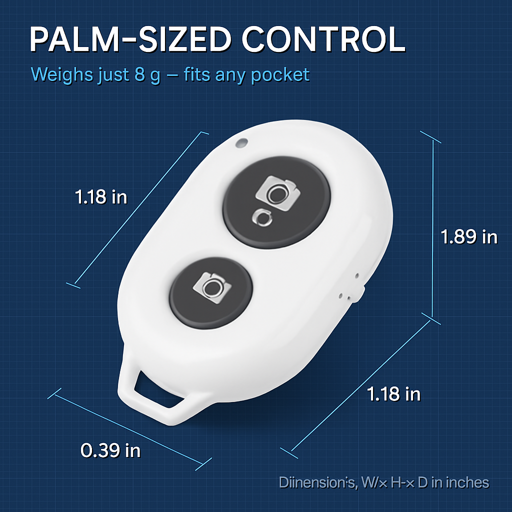 Unique Wireless Shutter Remote Controller for Android and iOS Devices