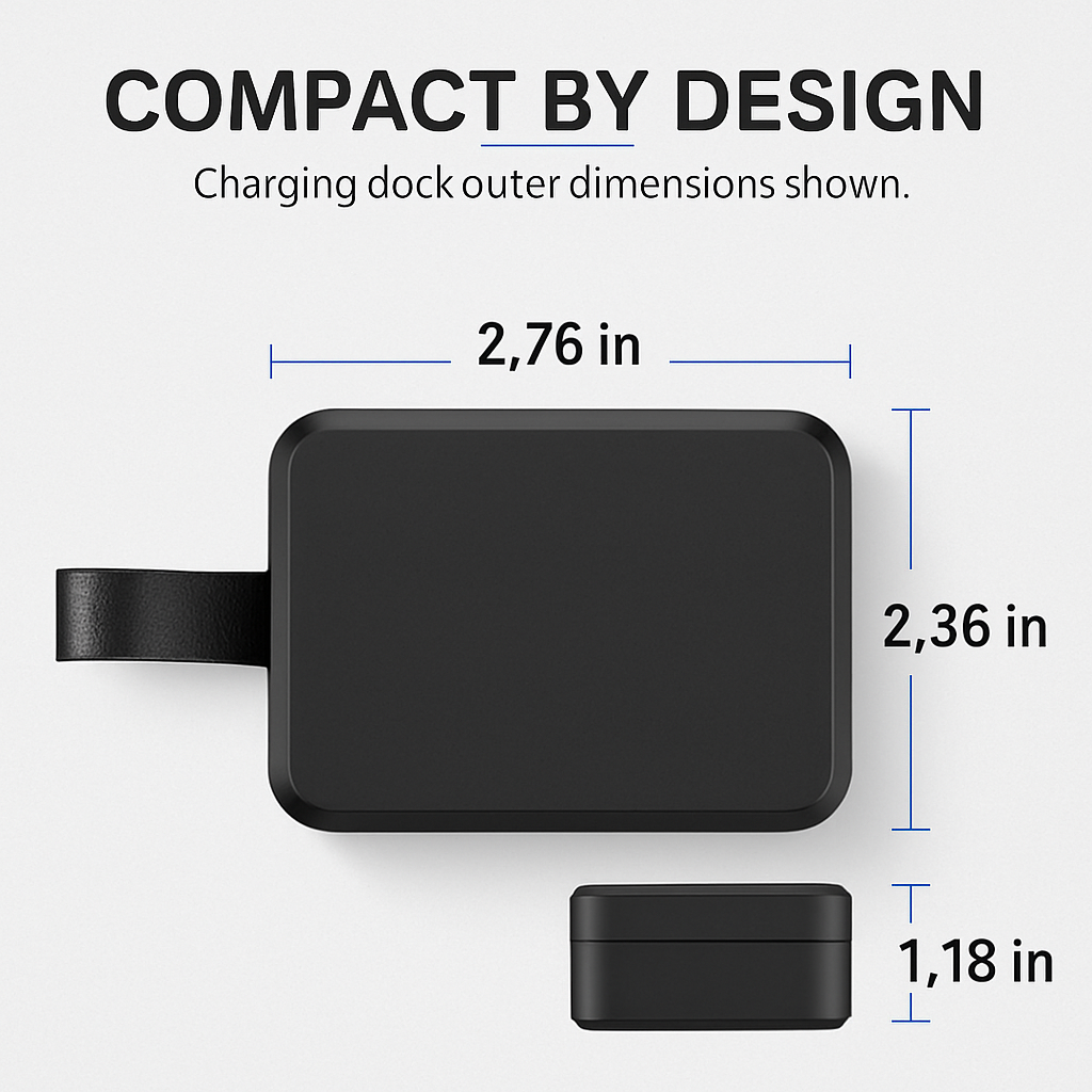 True Wireless Earbuds with Magnetic Charging Dock