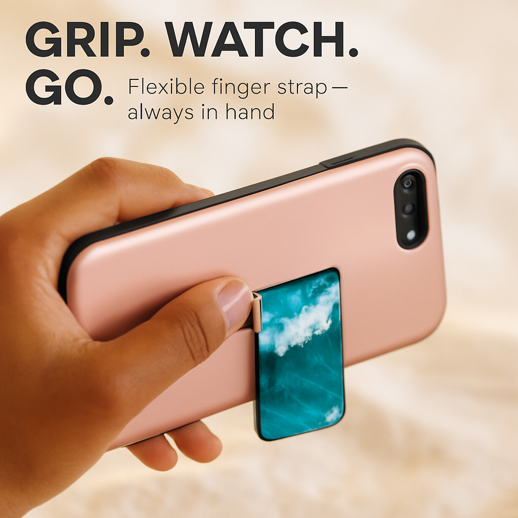 Slim Snap-on iPhone Case with Stand for Hands-Free Viewing