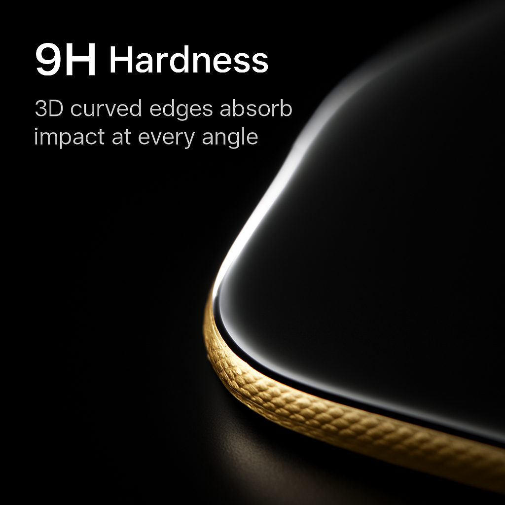 3D Curved Glass Full Cover Protector for iPhone