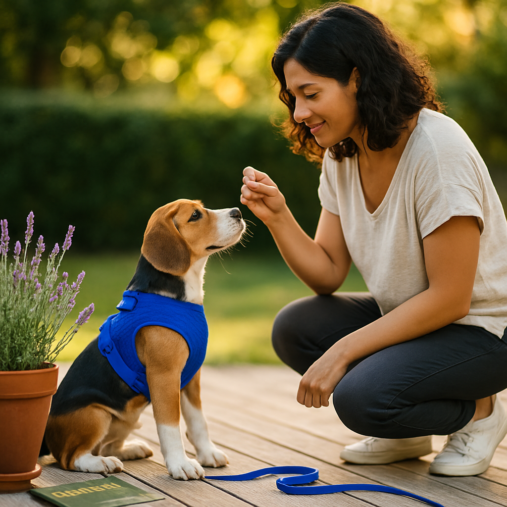 Pet Mesh Harness and Leash Set with Reflective Chest Strap