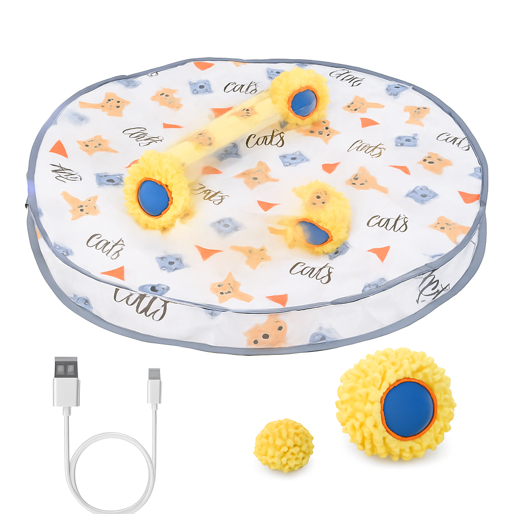 Motion Activated Interactive Cat Toy Ball for Indoor Cats