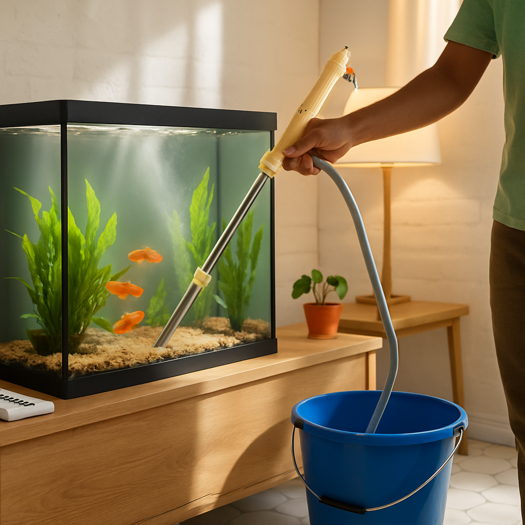 Multifunctional Aquarium Gravel Cleaner - Adjustable Tube