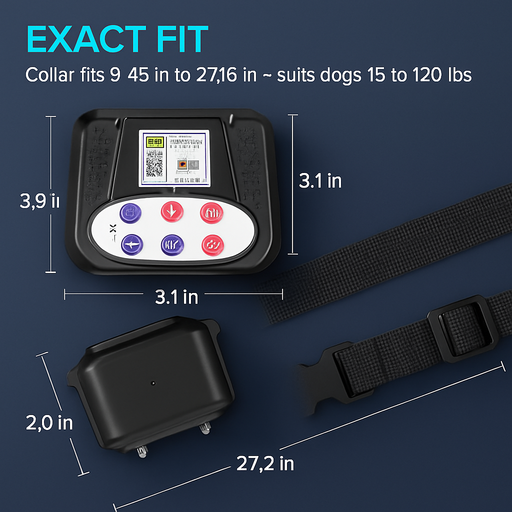 Cerca inalámbrica para perros y collar de adiestramiento Pro