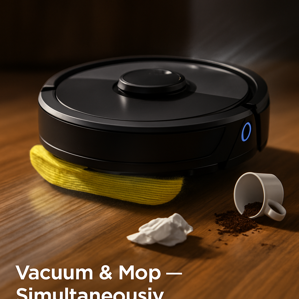 2-in-1 AI Robot Vacuum & Mop Matrix for Home Cleaning