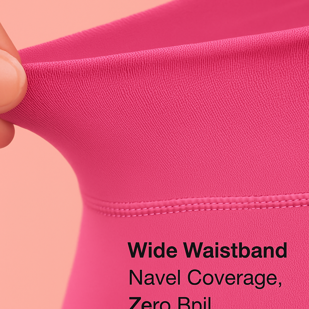 High-Waist Biker Shorts with Tummy Control for Workouts
