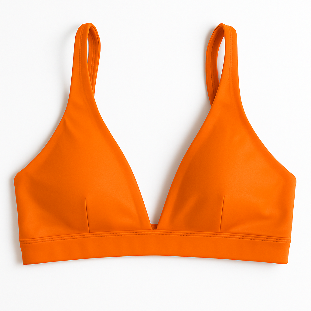 Sujetador deportivo con escote en V profundo para mujer para gimnasio - Comodidad de bajo impacto