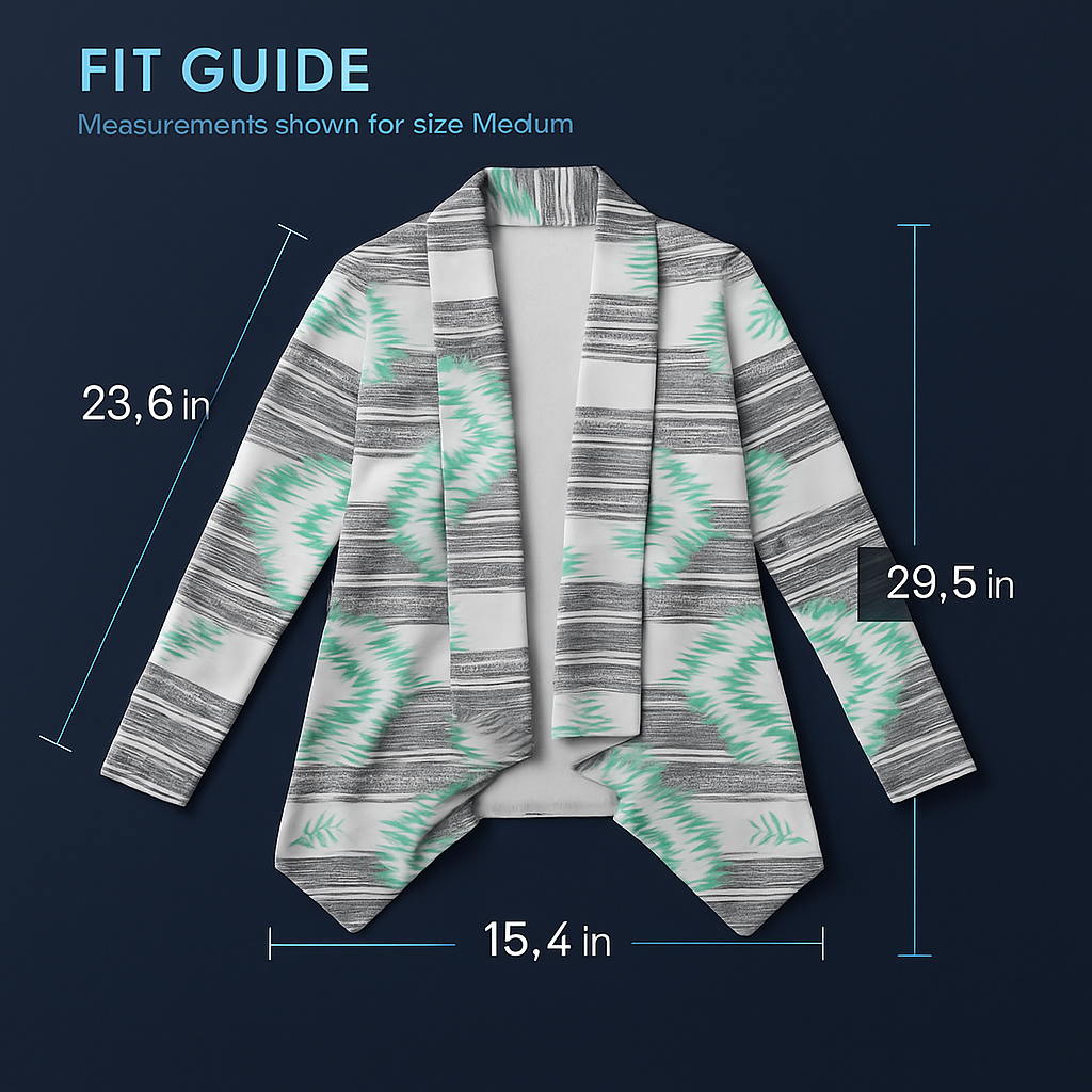 Women Open Front Cardigan Long Sleeve Shawl Neck Breathable Cardigan Well Collection w/ T-Shirt Tank Jeans Leggings