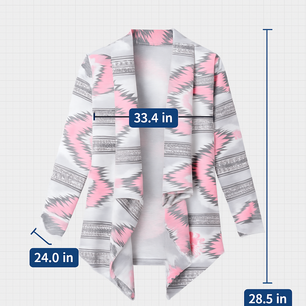 Women Open Front Cardigan Long Sleeve Shawl Neck Breathable Cardigan Well Collection w/ T-Shirt Tank Jeans Leggings