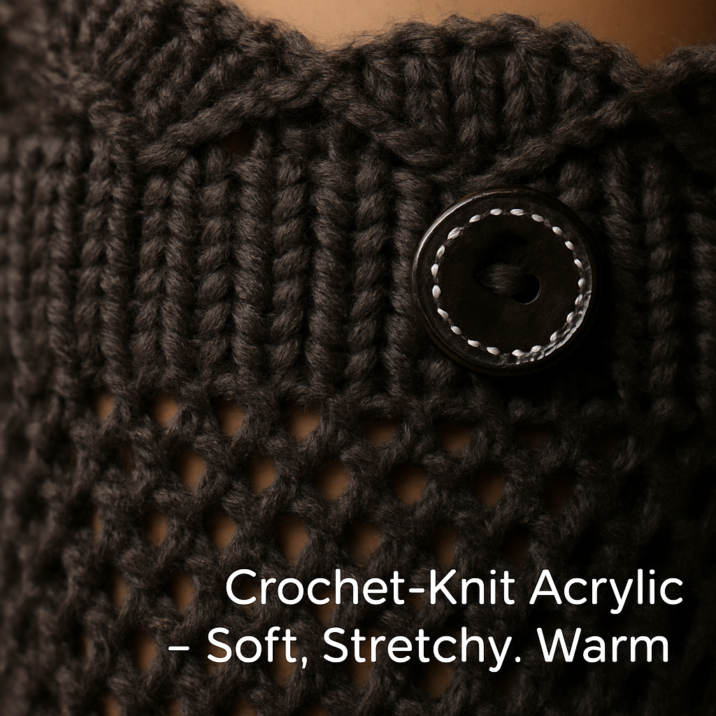 Women Winter Crochet Knit Leg Warmers