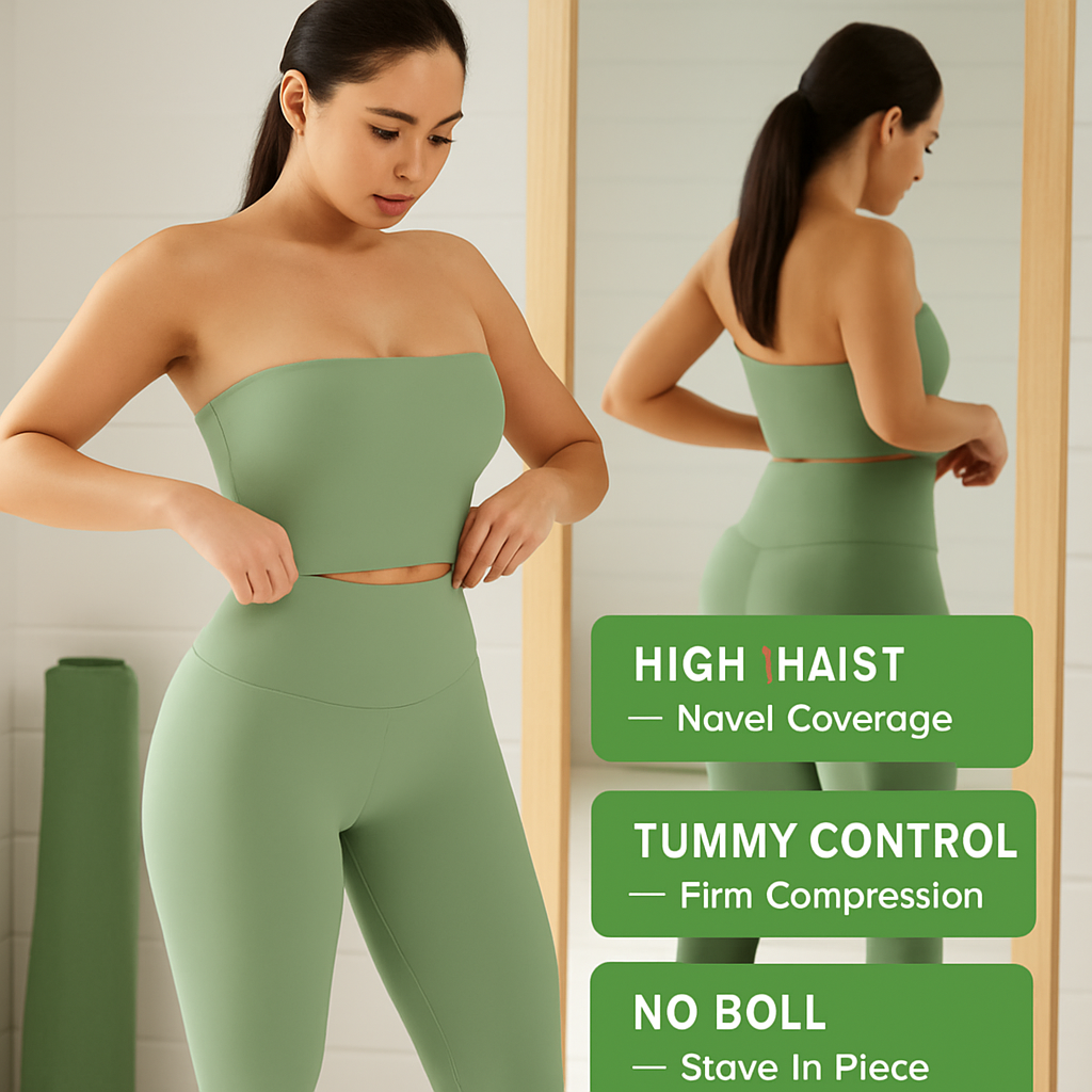 Leggings de talle alto para mujer con control de abdomen