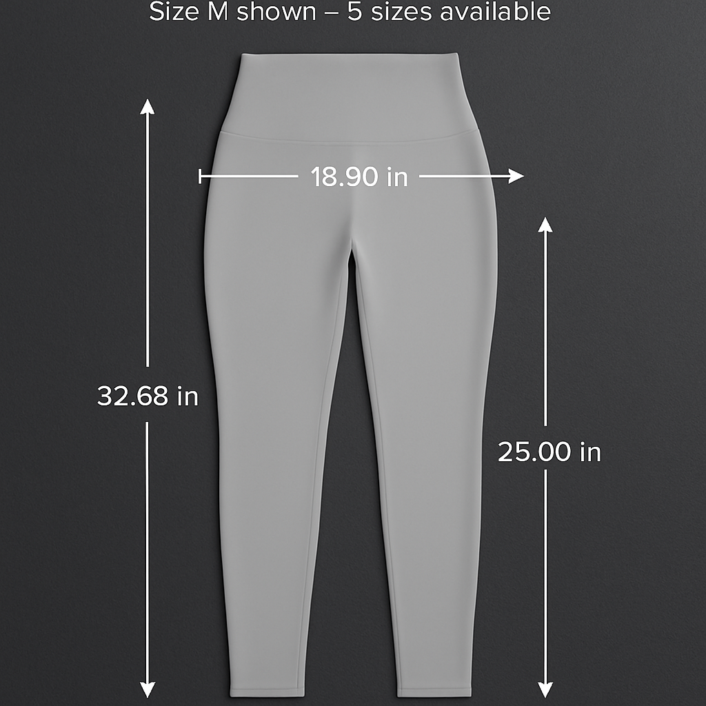 Leggings de talle alto para mujer con control de abdomen