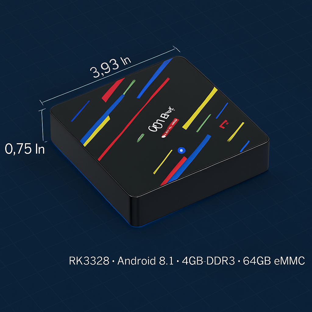 Android TV Box H96 Max+ para streaming rápido