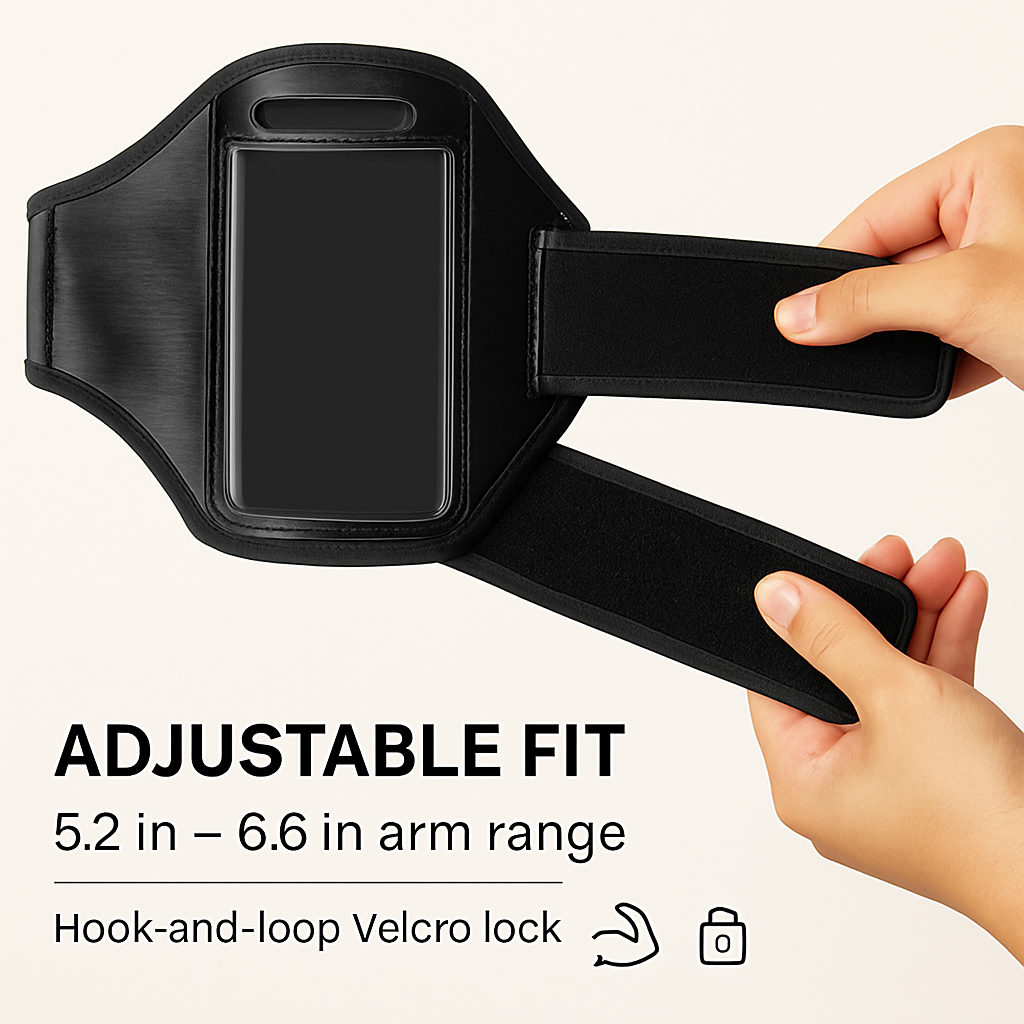 Phone Armband Case Adjustable Sweat-Resistant for Running