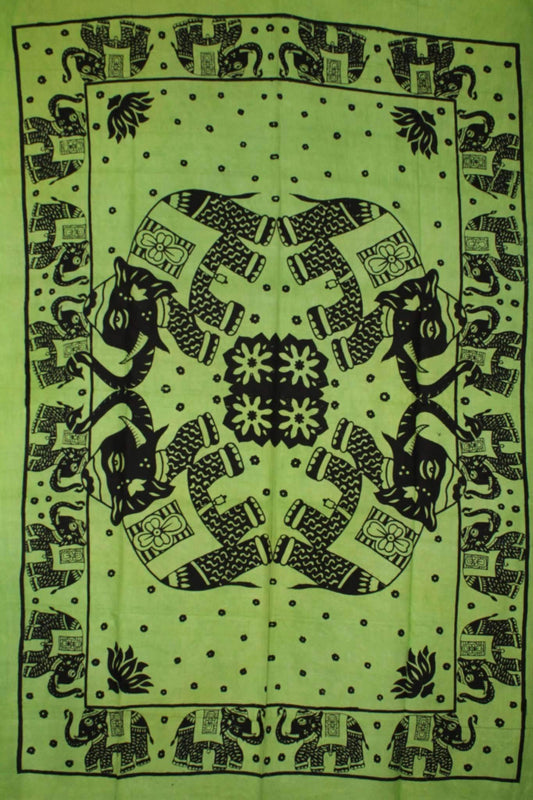 Good Luck Elephant Wall Tapestry Bohemian Hippie Decor