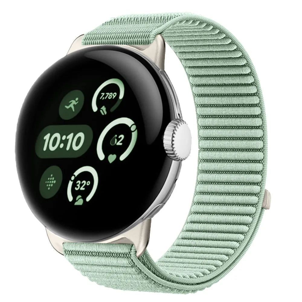 Google Pixel Watch 1 2 3 4 41mm 45mm Nylon Band-Breathable