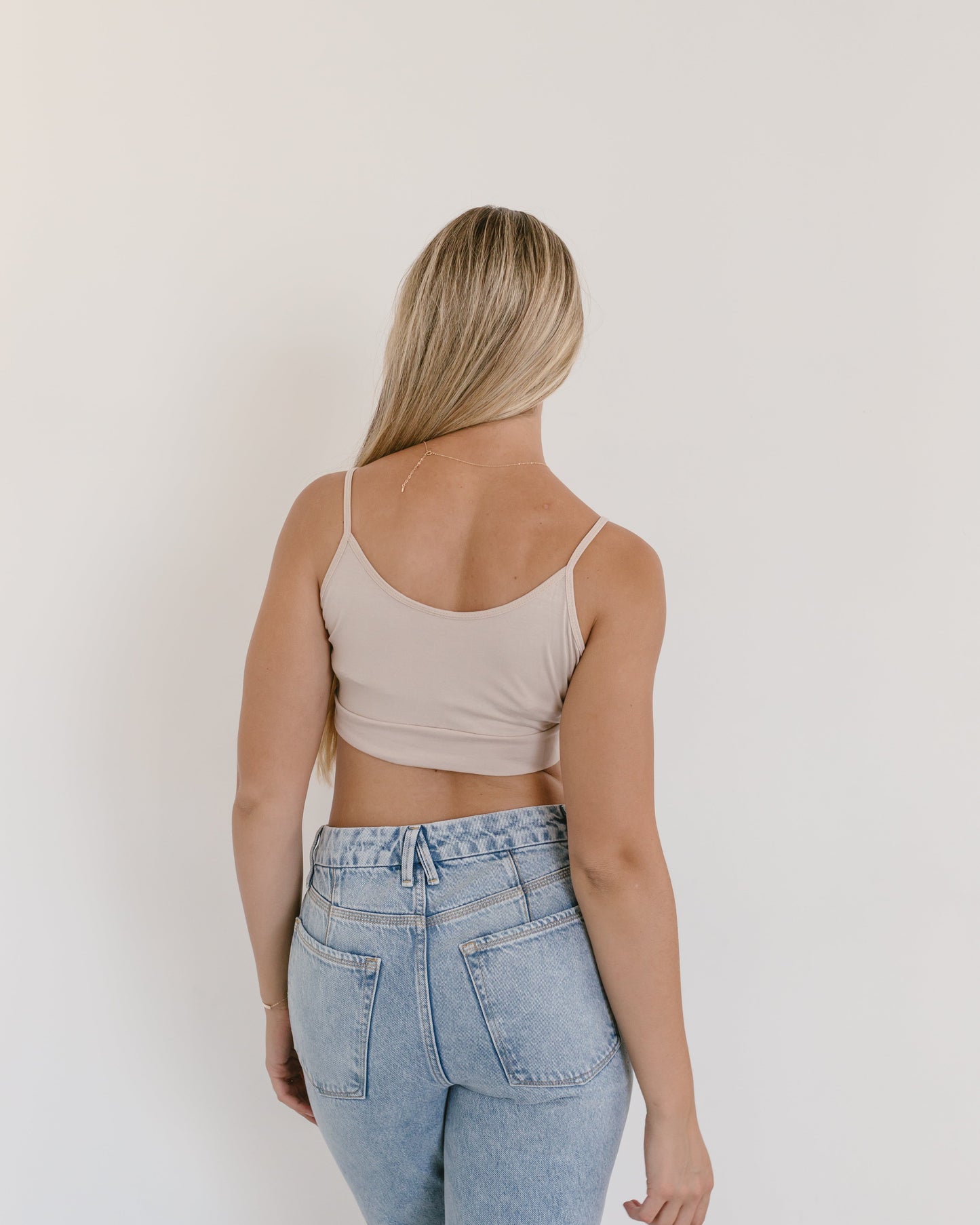 Spaghetti Strap Cami Halftee