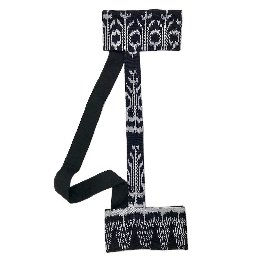 Handwoven Backstrap Yoga Mat Sling - Tribal Guatemalan Design, Lightweight