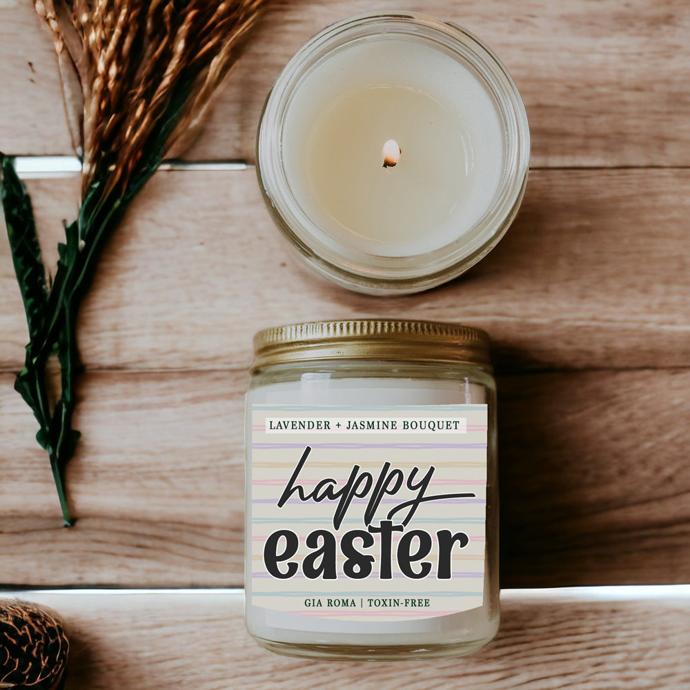 Lavender Jasmine Bouquet Easter Scented Floral Arrangement Calming Aroma