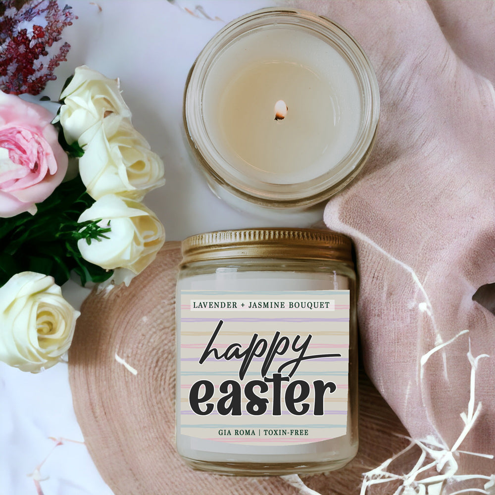 Lavender Jasmine Bouquet Easter Scented Floral Arrangement Calming Aroma