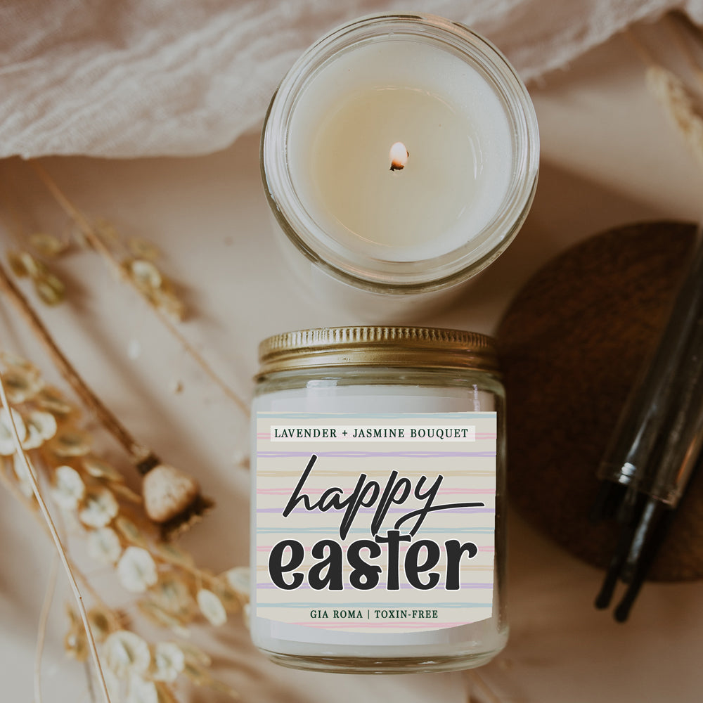 Lavender Jasmine Bouquet Easter Scented Floral Arrangement Calming Aroma