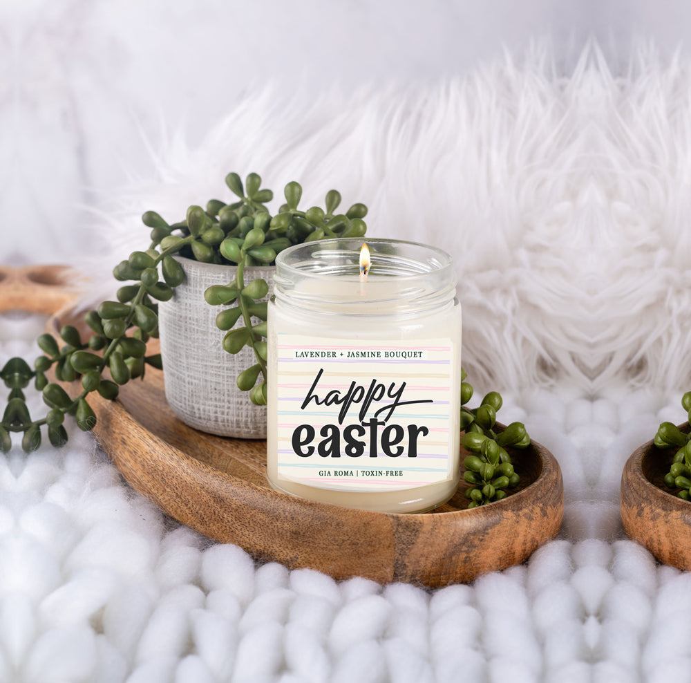Lavender Jasmine Bouquet Easter Scented Floral Arrangement Calming Aroma