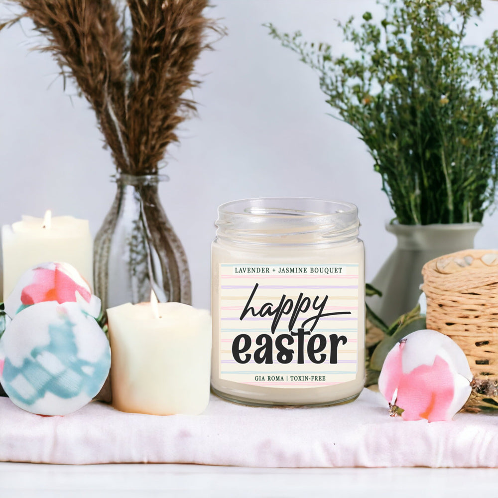 Lavender Jasmine Bouquet Easter Scented Floral Arrangement Calming Aroma