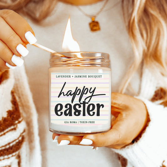 Lavender Jasmine Bouquet Easter Scented Floral Arrangement Calming Aroma