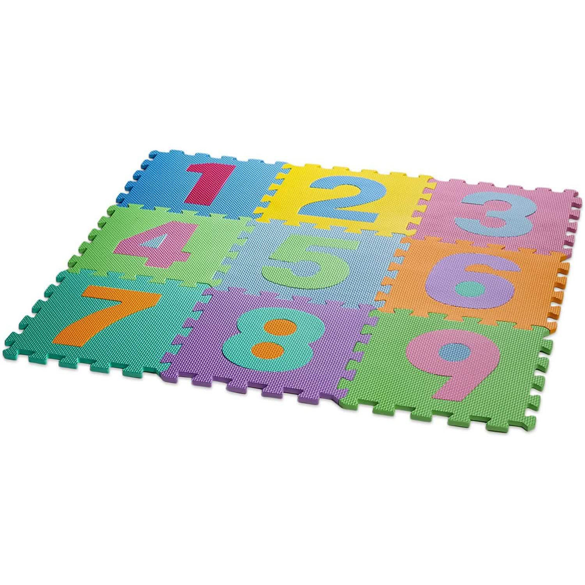 HemingWeigh Kid's Multicolored Numbers Puzzle Play Mat