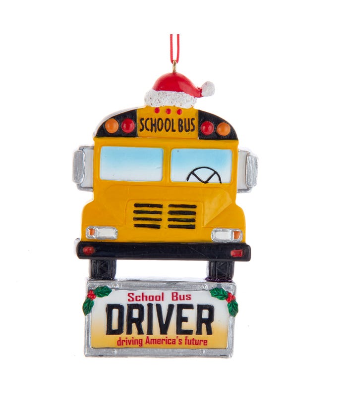 School Bus Driver Ornament