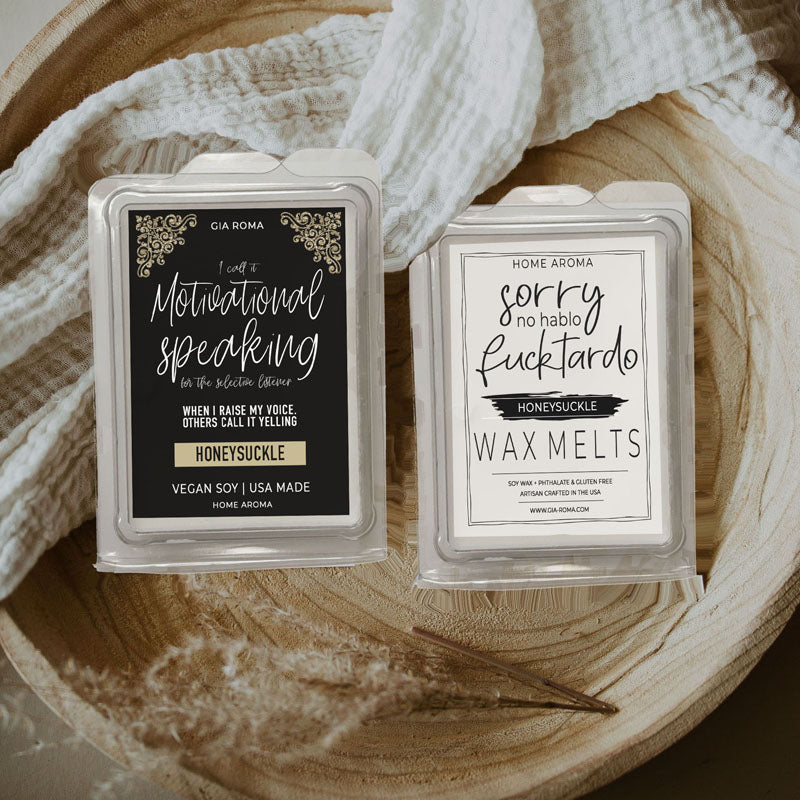 Honeysuckle Scented Candle Soy Blend Dewy Floral Fragrance Reed Diffuser Home Air Freshener