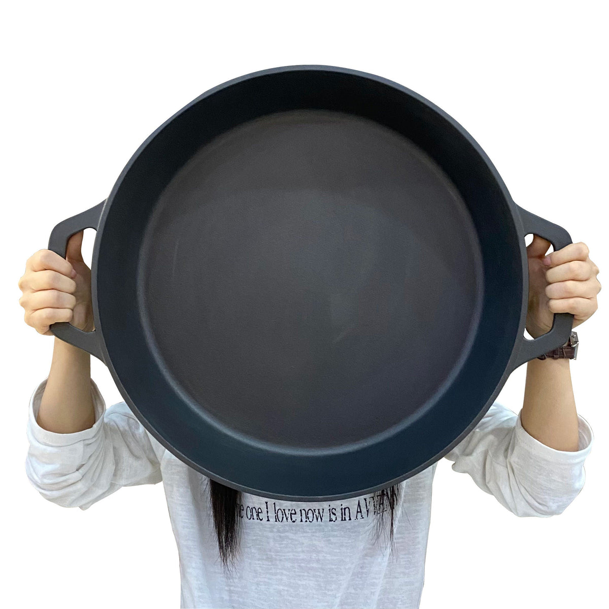 17-Inch Multi-Function Cast Iron Griddle and Skillet Pan