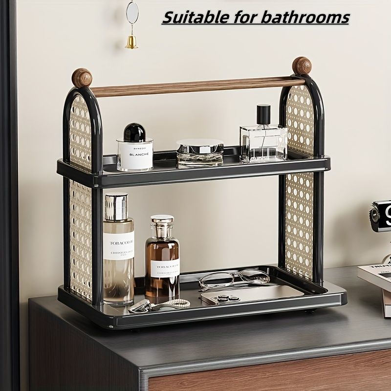 2-Tier Retro Coffee and Tea Cup Organizer Rack