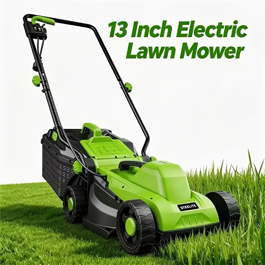 13-Inch 11 Amp Corded Electric Push Lawn Mower