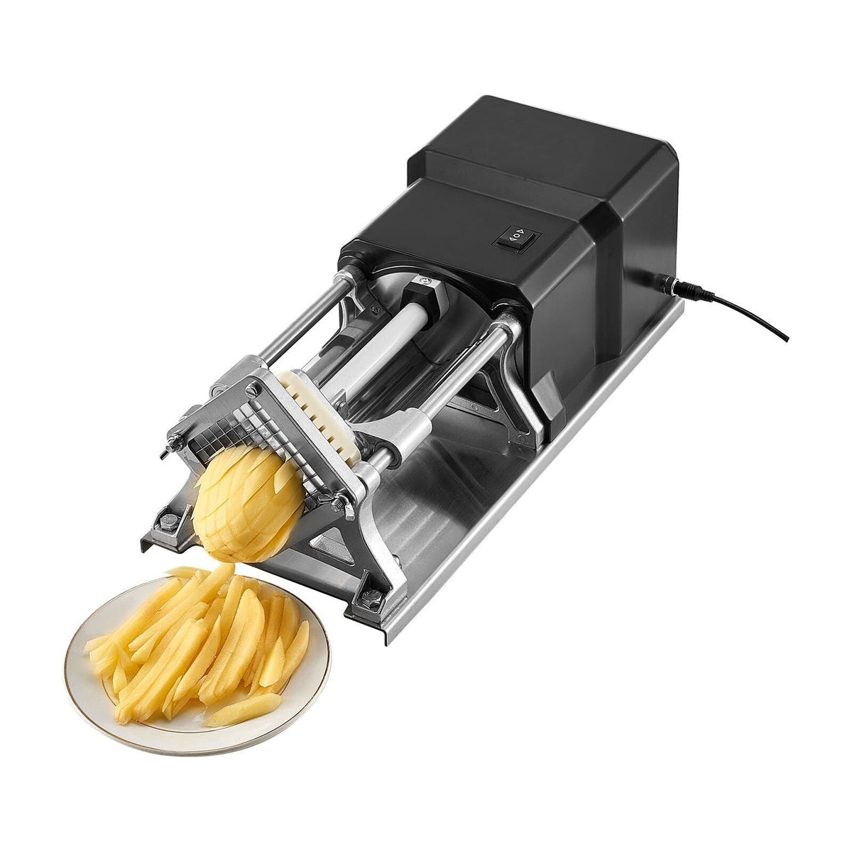VEVOR Electric French Fry Cutter and Vegetable Chopper with 3 Blades