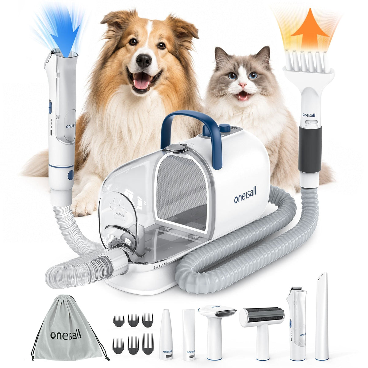 oneisall Dog Grooming Vacuum Kit PG05BDU-Z