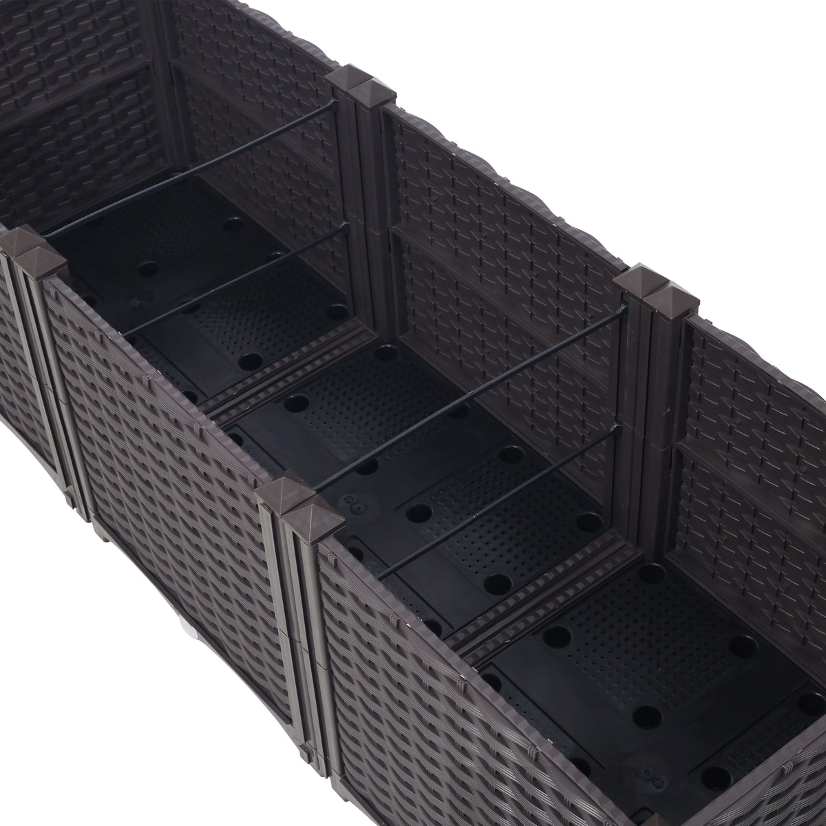 Self-Watering Polypropylene Raised Garden Bed Planter Box