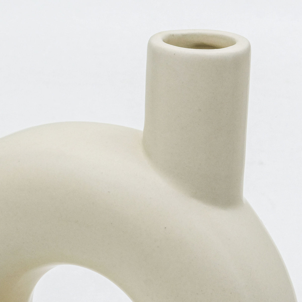 Origin 21 White Ceramic Modern Vase