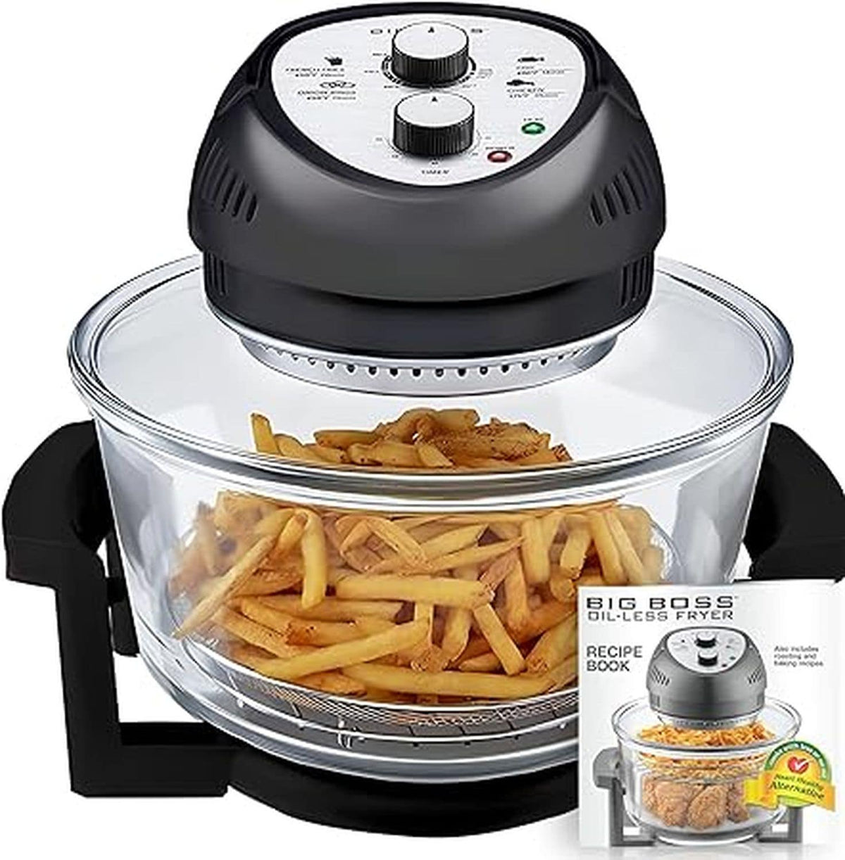 Big Boss 16-Quart Black Air Fryer