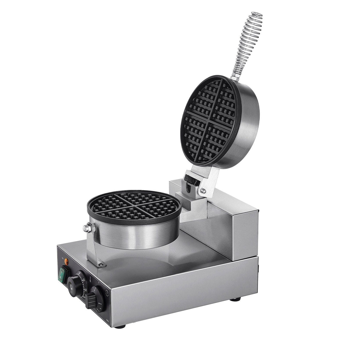 VEVOR 1230W Commercial Belgian Waffle Maker Stainless Steel