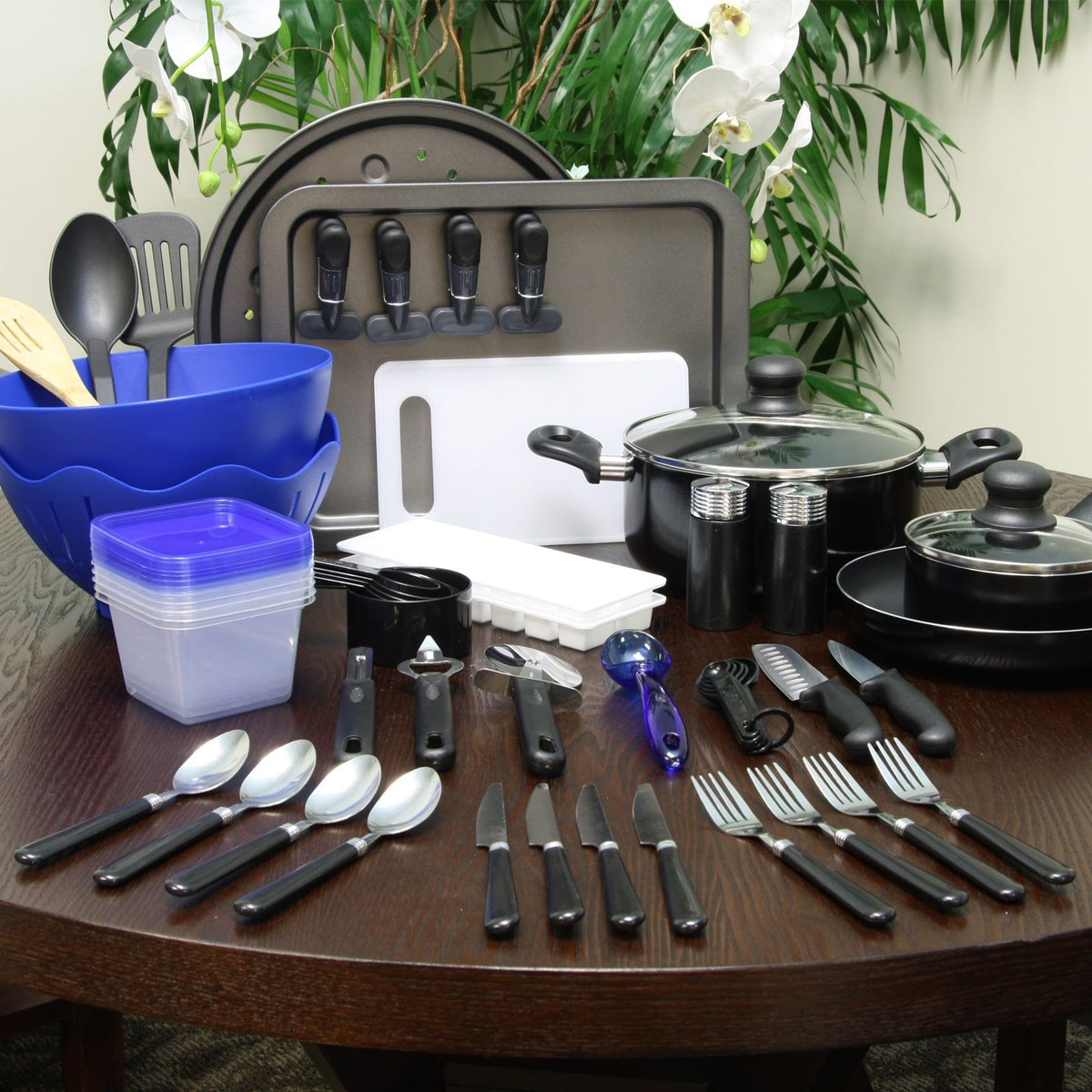 Gibson 59-Piece Kitchen Combo Set