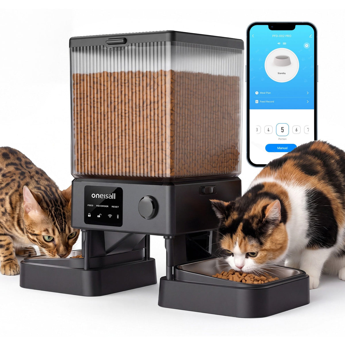 oneisall Automatic Cat Feeder CW15007