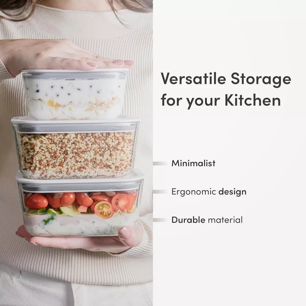 OU Glass Food Storage Container Set 0U.GCS07