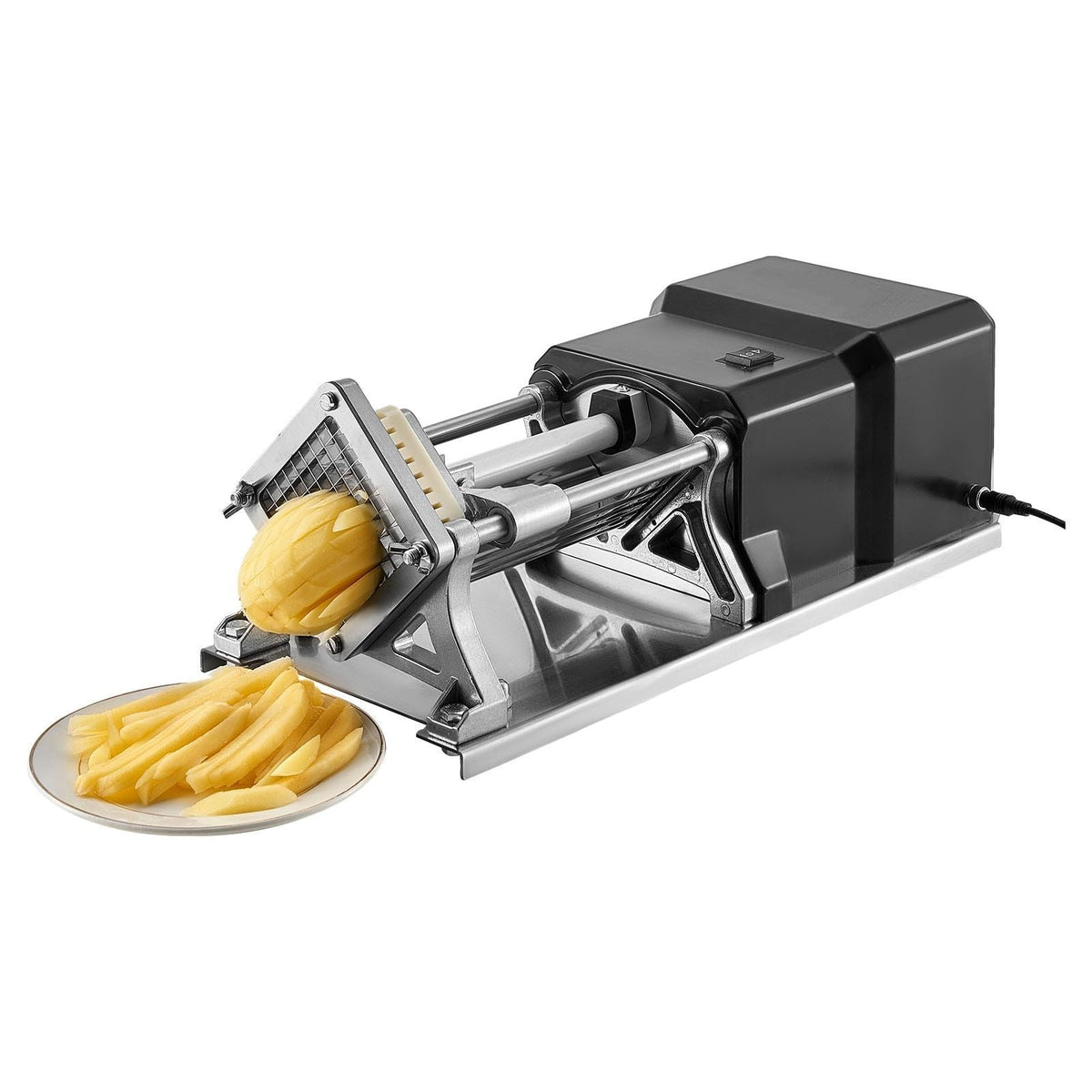 VEVOR Electric French Fry Cutter and Vegetable Chopper with 3 Blades